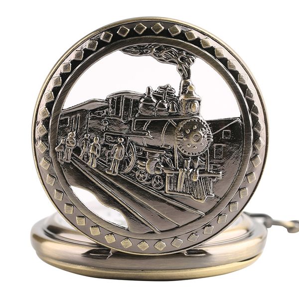 steampunk train locomotive engine pattern watches hollow out cover design quartz pocket watch necklace pendant chain gifts clock, Slivery;golden
steampunk train locomotive engine pattern watches hollow out cover design quartz pocket watch necklace pendant chain gifts clock, Slivery;golden