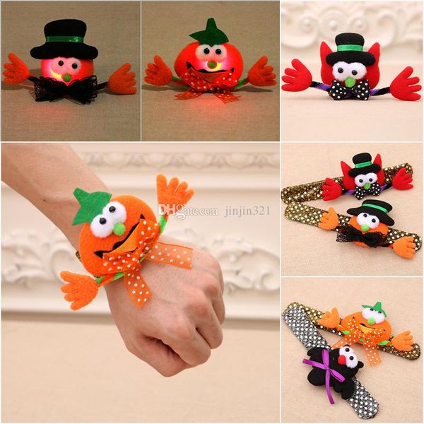halloween decorative toy pumpkin bat ghost pat circle children's luminous sequins led bracelet kids toys gift
halloween decorative toy pumpkin bat ghost pat circle children's luminous sequins led bracelet kids toys gift