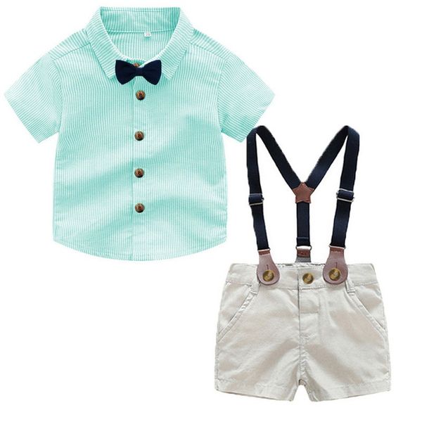 2pcs/sets baby boy clothes set summer short sleeve gentleman shirts bib pants formal kids boy clothes, White
2pcs/sets baby boy clothes set summer short sleeve gentleman shirts bib pants formal kids boy clothes, White