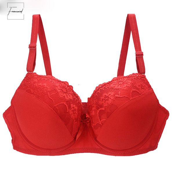 bra full cup thin lingerie plus size lingerie wireless plus lace womens breast lining bcde cup large cup 34 44, Red;black
bra full cup thin lingerie plus size lingerie wireless plus lace womens breast lining bcde cup large cup 34 44, Red;black