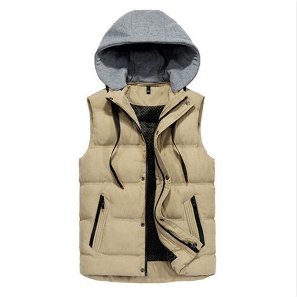 mens vests outwear jackets winter casual slim patchwork cotton-padded warm waistcoat thicken coats black khaki blue, Black;white
mens vests outwear jackets winter casual slim patchwork cotton-padded warm waistcoat thicken coats black khaki blue, Black;white
