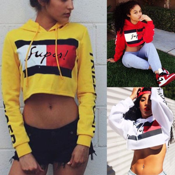 casual women long sleeve letter print hoodie sweatshirt jumper 2018 new autumn fashion loose girl crop pullover s-xl, Black
casual women long sleeve letter print hoodie sweatshirt jumper 2018 new autumn fashion loose girl crop pullover s-xl, Black