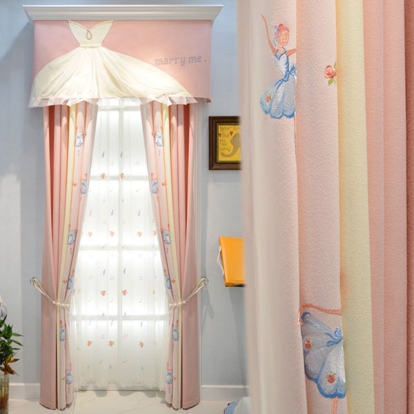 custom curtains cartoon embroidered pink stitching girl bedroom princess wind cloth blackout curtain tulle valance drape b470
custom curtains cartoon embroidered pink stitching girl bedroom princess wind cloth blackout curtain tulle valance drape b470