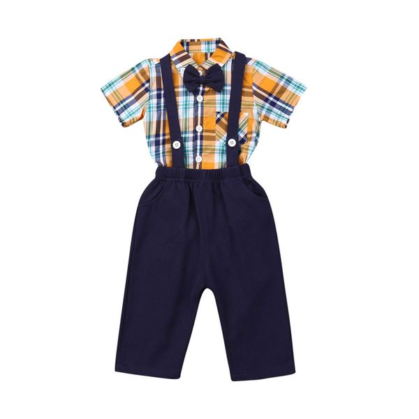 toddler baby boys clothes strap pocket solid pants turn-down collar button plaid button bodysuit 2pc kids outfits, White
toddler baby boys clothes strap pocket solid pants turn-down collar button plaid button bodysuit 2pc kids outfits, White