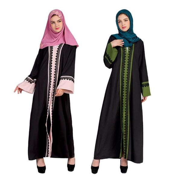 dubai dress abaya jalabiya islamic women clothing lace stitching long sleeve trumpet sleeve middle east saudi muslim dress, Red
dubai dress abaya jalabiya islamic women clothing lace stitching long sleeve trumpet sleeve middle east saudi muslim dress, Red