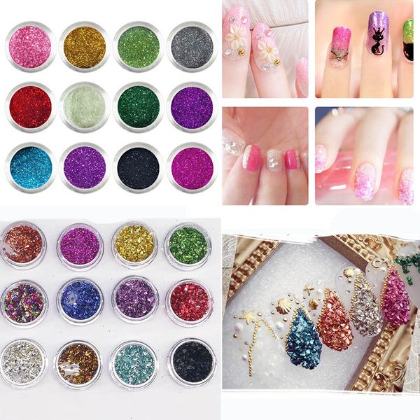 12 colors nails shiny powder art sets with protective box broken stone hollow five-pointed star heart professional gel nail art, Silver;gold
12 colors nails shiny powder art sets with protective box broken stone hollow five-pointed star heart professional gel nail art, Silver;gold