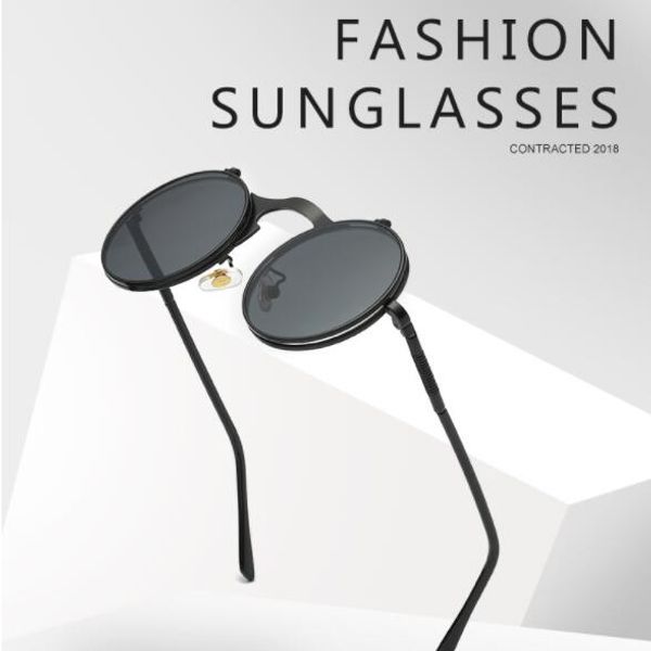 new polarized sun glasses for women sunglasses for men and women hipster glasses retro metal punk steam clamshell, White;black
new polarized sun glasses for women sunglasses for men and women hipster glasses retro metal punk steam clamshell, White;black