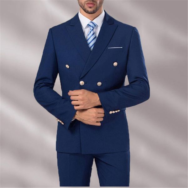 men's suits & blazers 2021 tailored navy blue men smart casual peaked lapel jacket double breasted man blazer business wedding prom tux, White;black
men's suits & blazers 2021 tailored navy blue men smart casual peaked lapel jacket double breasted man blazer business wedding prom tux, White;black