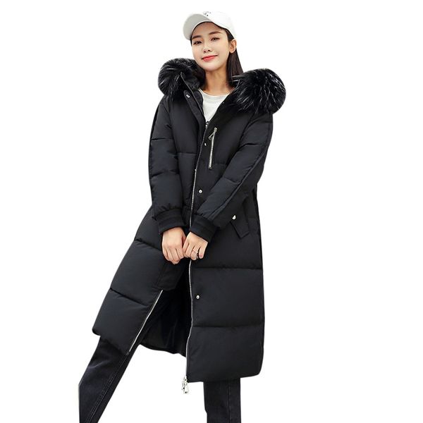 big fur 2019 fashion winter coat for women casual thicken long parkas female autumn ladies coat warm hooded women outerwear, Black
big fur 2019 fashion winter coat for women casual thicken long parkas female autumn ladies coat warm hooded women outerwear, Black