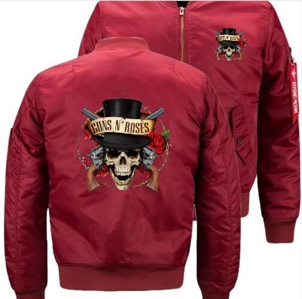 winter warm airborne flight bomber jacket guns n roses printed army pilot jacket motorcycle coat, Black;brown
winter warm airborne flight bomber jacket guns n roses printed army pilot jacket motorcycle coat, Black;brown