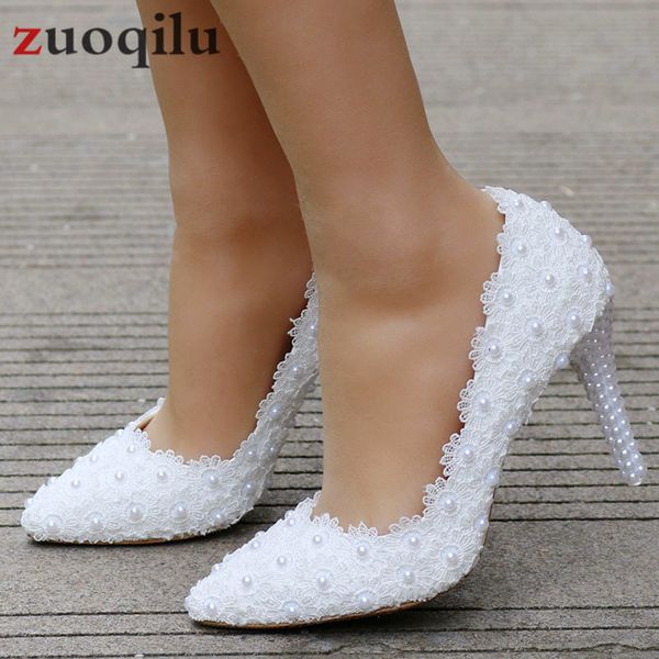 white heels lace bride shoes wedding shoes women pumps ladies heels 5cm bridal shoes zapatos de novia big size 34-41, Black
white heels lace bride shoes wedding shoes women pumps ladies heels 5cm bridal shoes zapatos de novia big size 34-41, Black