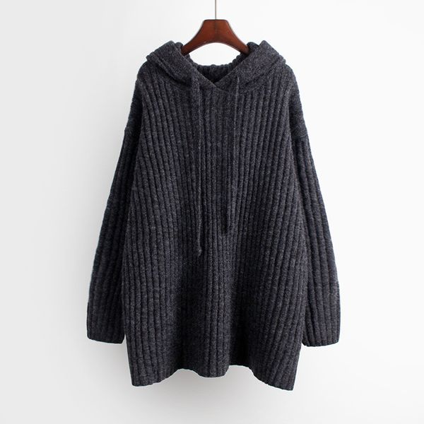 women's sweater ladies long sleeve casual solid autumn and winter versatile loose knit sweater winter clothes women plus size, White;black
women's sweater ladies long sleeve casual solid autumn and winter versatile loose knit sweater winter clothes women plus size, White;black