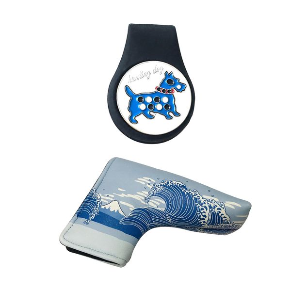 pu leather golf blade putter head cover headcover & hat clip ball marker
pu leather golf blade putter head cover headcover & hat clip ball marker