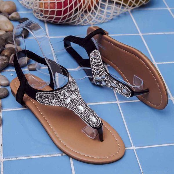 comfortable casual summer fashion elastic band rhinestone sequins flat heel adults slingback women sandals pu flip flops thong, Black
comfortable casual summer fashion elastic band rhinestone sequins flat heel adults slingback women sandals pu flip flops thong, Black
