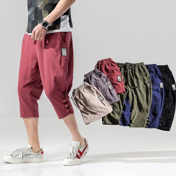 5xl summer men sweatpants linen loose hippie harem 3/4 sport pant casual jogger running workout athletic pant trouser sportswear, Black;blue
5xl summer men sweatpants linen loose hippie harem 3/4 sport pant casual jogger running workout athletic pant trouser sportswear, Black;blue