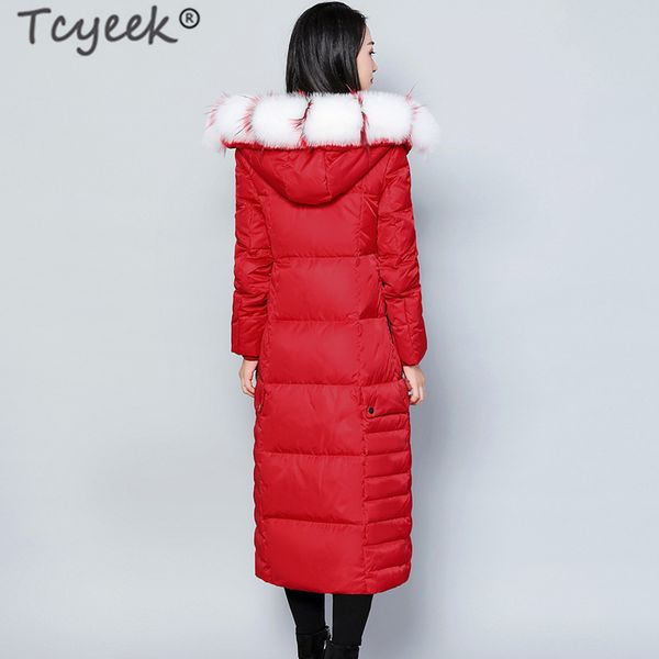 tcyeek winter duck down jacket women long down coat female thick slim jackets clothes ladies large fur hooded warm coat mxg98018, Black
tcyeek winter duck down jacket women long down coat female thick slim jackets clothes ladies large fur hooded warm coat mxg98018, Black