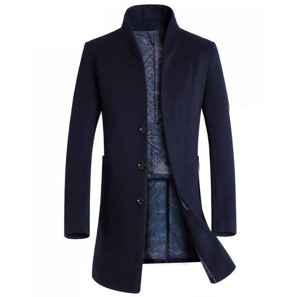 2019 men winter wool coat jackets long mens business slim overcoats high end boutique warm thicken trench mens jackets, Black
2019 men winter wool coat jackets long mens business slim overcoats high end boutique warm thicken trench mens jackets, Black