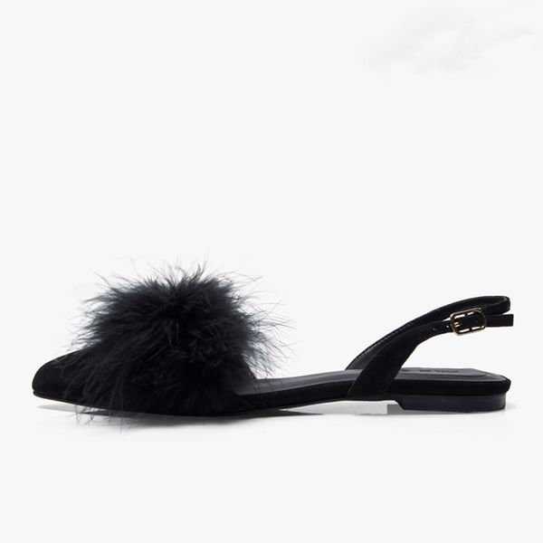 kmeioo women shoes fluffy fur slippers pointed toe flats slip on flat heels dress shoes female solid pointed toe single, Black
kmeioo women shoes fluffy fur slippers pointed toe flats slip on flat heels dress shoes female solid pointed toe single, Black