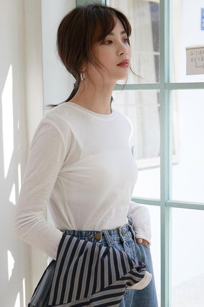 2019 early autumn frivolous fund self-cultivation thin round neck t pity schoolgirl joker jacket rendering unlined upper garment, White;black
2019 early autumn frivolous fund self-cultivation thin round neck t pity schoolgirl joker jacket rendering unlined upper garment, White;black
