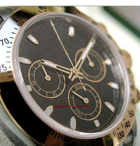 christmas gift original box certificate casual modern men's watches 116503 mens two tone steel yellow gold black stick dial 40mm, Slivery;brown
christmas gift original box certificate casual modern men's watches 116503 mens two tone steel yellow gold black stick dial 40mm, Slivery;brown