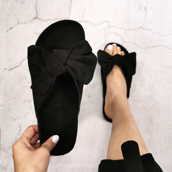 open toe butterfly-knot women summer slippers flip flops female outside beach shoes lady casual slides female sandals shoes, Black
open toe butterfly-knot women summer slippers flip flops female outside beach shoes lady casual slides female sandals shoes, Black