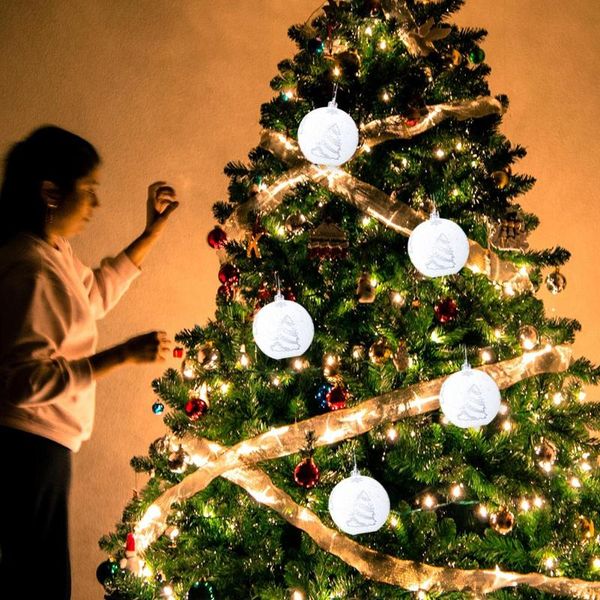 new christmas tree glow balls pendants plastic white printed xmas party baubles hanging ornament festival diy decoration
new christmas tree glow balls pendants plastic white printed xmas party baubles hanging ornament festival diy decoration