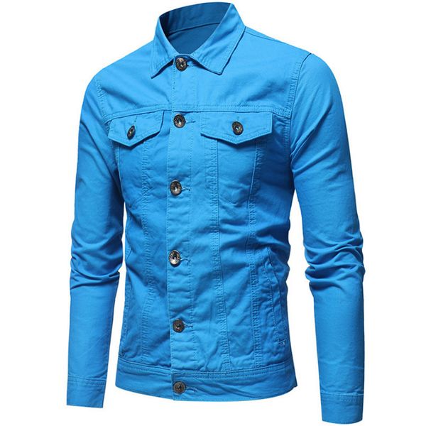 new mens denim jeans jacket slim fit button pocket jacket coat men male autumn classic retro vintage black blue washed coat, Black;brown 
new mens denim jeans jacket slim fit button pocket jacket coat men male autumn classic retro vintage black blue washed coat, Black;brown