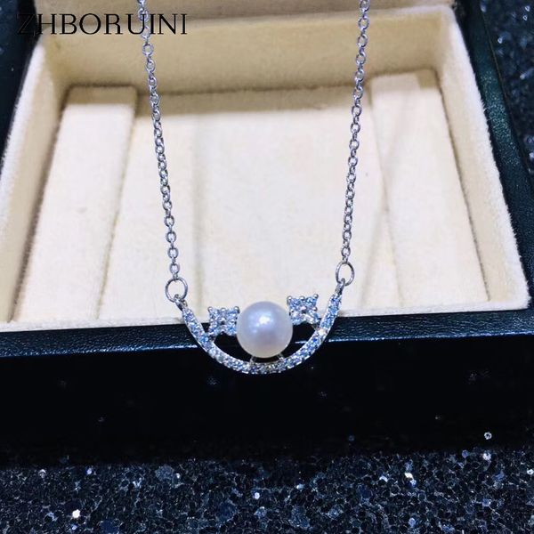 zhboruini 2019 fine pearl jewelry smile choker necklace natural pearl pendant chain 925 sterling silver jewelry for women gift
zhboruini 2019 fine pearl jewelry smile choker necklace natural pearl pendant chain 925 sterling silver jewelry for women gift