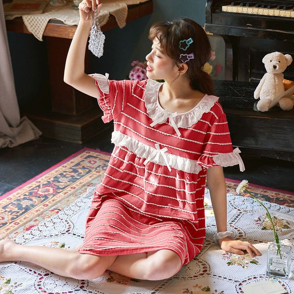 женское белье ночная рубашка хлопок пижамы лето sleepdress плюс размер корейская мода женщины домашнее платье дамы sleepshirt 2020, Black;red
женское белье ночная рубашка хлопок пижамы лето sleepdress плюс размер корейская мода женщины домашнее платье дамы sleepshirt 2020, Black;red