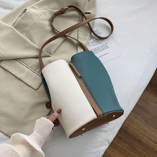 stitching color small bucket bags for women 2020 2020 elegant shoulder handbags female travel totes lady crossbody bag
stitching color small bucket bags for women 2020 2020 elegant shoulder handbags female travel totes lady crossbody bag
