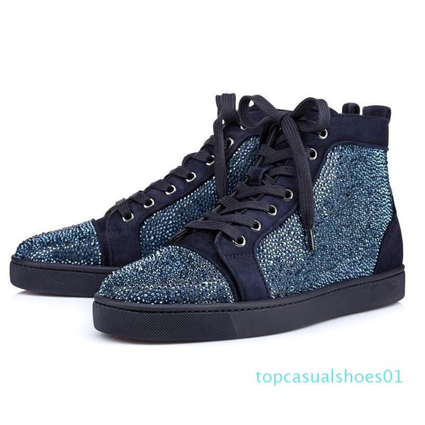 designer fashion luxury red bottom studded spikes flats shoes for mens women glitter party lovers genuine leather casual sneakers 36-47 t01, Black
designer fashion luxury red bottom studded spikes flats shoes for mens women glitter party lovers genuine leather casual sneakers 36-47 t01, Black