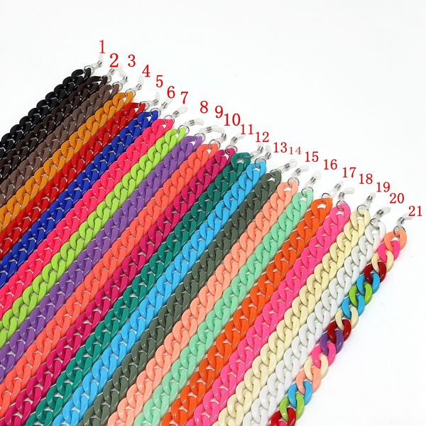 acrylic candy glasses chain 24 candy color monochrome multicolor concave shape creative glasses rope independent packaging, Blue
acrylic candy glasses chain 24 candy color monochrome multicolor concave shape creative glasses rope independent packaging, Blue