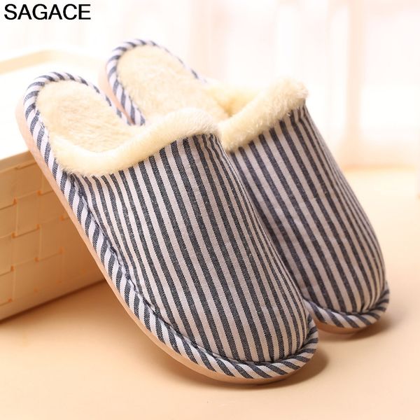 sagace couples men striped slippers for home classics flats flock warm non-slip floor home slippers indoor shoes chaussures 0807, Black
sagace couples men striped slippers for home classics flats flock warm non-slip floor home slippers indoor shoes chaussures 0807, Black