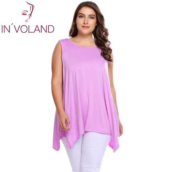 women's tanks & camis in'voland women tank plus size l-4xl vintage o-neck sleeveless solid asymmetrical pullovers tunic tees, White
women's tanks & camis in'voland women tank plus size l-4xl vintage o-neck sleeveless solid asymmetrical pullovers tunic tees, White