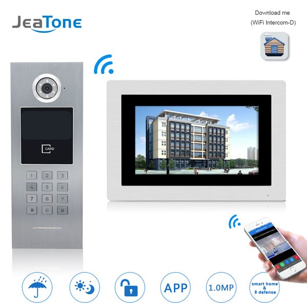 Jeatone 7 039 039 wifi ip video door phone intercom wirele door bell building ecurity acce control y tem touch creen pa word ic
Jeatone 7 039 039 wifi ip video door phone intercom wirele door bell building ecurity acce control y tem touch creen pa word ic