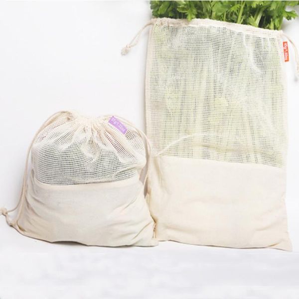 50pcs all cotton environmental protection mesh bag drawstring binding net bag shopping fruit mesh vegetable
50pcs all cotton environmental protection mesh bag drawstring binding net bag shopping fruit mesh vegetable