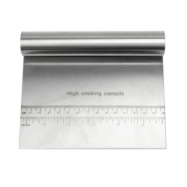 stainless steel scraper cake knife with scale kitchen flour cake dough pastry cutter baking necessary tools tc190516
stainless steel scraper cake knife with scale kitchen flour cake dough pastry cutter baking necessary tools tc190516
