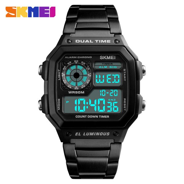 luxury sfmei sport mens watches waterproof stainless steel fashion casual digital watch men gold clock relogio masculino, Slivery;brown
luxury sfmei sport mens watches waterproof stainless steel fashion casual digital watch men gold clock relogio masculino, Slivery;brown