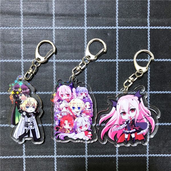1pc animated seraph of the end yuichiro hyakuya hiiragi shinoa key chain acrylic pendant double side keyrings, Silver
1pc animated seraph of the end yuichiro hyakuya hiiragi shinoa key chain acrylic pendant double side keyrings, Silver