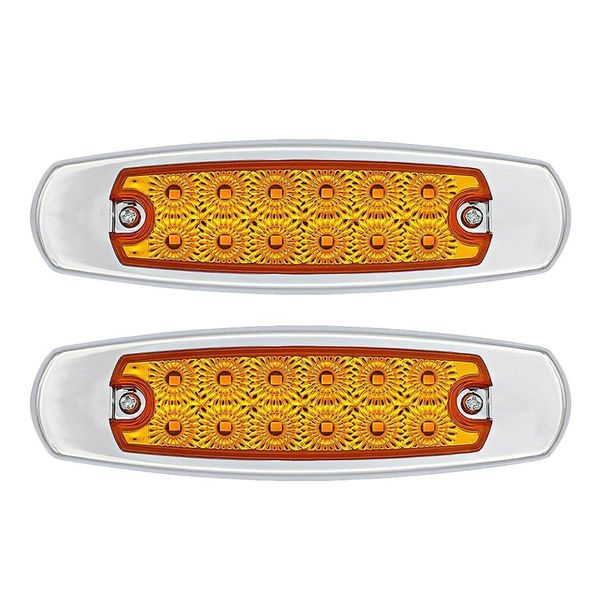 2pcs truck trailer side light 12led plastic plating car side light amber highlight led headlight
2pcs truck trailer side light 12led plastic plating car side light amber highlight led headlight