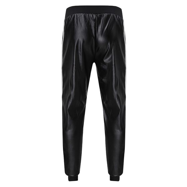 new jeans men's fashion casual loose stretch men's personality strap pocket leather trousers men's direct mail, Black
new jeans men's fashion casual loose stretch men's personality strap pocket leather trousers men's direct mail, Black