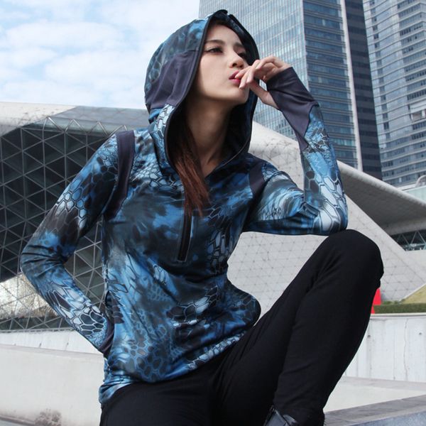 women outdoor python quick-drying hooded sunscreen t-shirt female climbing camping hiking travel clothing anti-uv skin coat, Blue;black
women outdoor python quick-drying hooded sunscreen t-shirt female climbing camping hiking travel clothing anti-uv skin coat, Blue;black