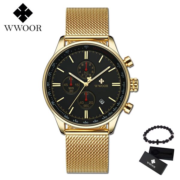 2019 new watches men wwoor chronograph men sports watch waterproof mesh steel quartz men's watch relogio masculino, Slivery;brown
2019 new watches men wwoor chronograph men sports watch waterproof mesh steel quartz men's watch relogio masculino, Slivery;brown