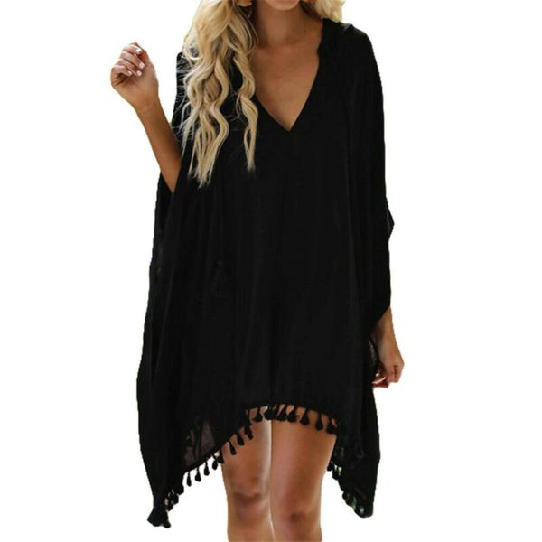 2020 fashion women tassel swimwear bikini cover up beach wear kaftan loose cover-ups dress plus size
2020 fashion women tassel swimwear bikini cover up beach wear kaftan loose cover-ups dress plus size