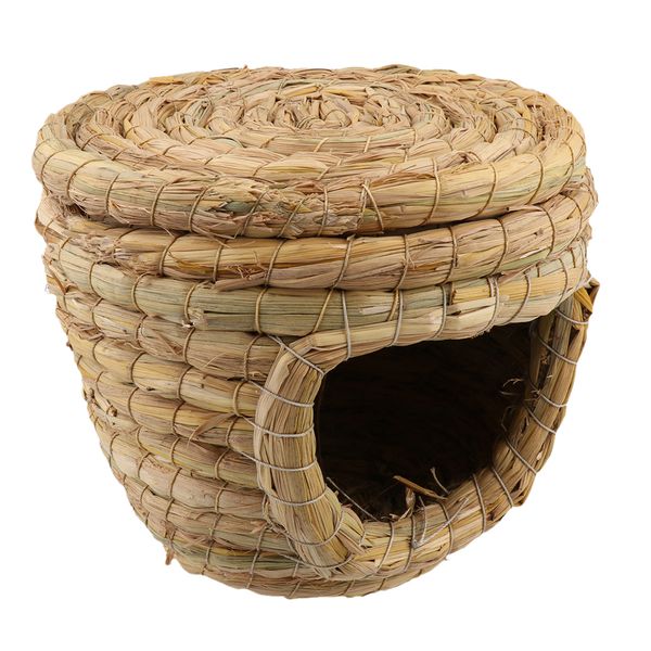handwoven straw bird cage hamster rat ferret squirrel parrot chinchilla sleeping bed house, 2 sizes available
handwoven straw bird cage hamster rat ferret squirrel parrot chinchilla sleeping bed house, 2 sizes available