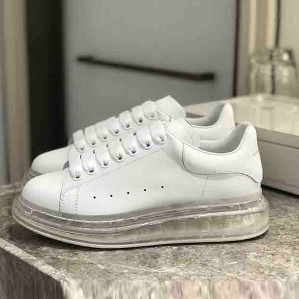 new platform rubber sneakers women designers oversized shoes men white air cushion leather sneakers fashion lace-up trainers with box, Black
new platform rubber sneakers women designers oversized shoes men white air cushion leather sneakers fashion lace-up trainers with box, Black