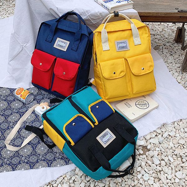 xiniu fashion backpack personality casual canvas bagpack large capacity tablet bag student bag literary trend backpack #0629
xiniu fashion backpack personality casual canvas bagpack large capacity tablet bag student bag literary trend backpack #0629