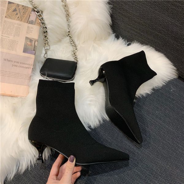 lace up women's short boot shoes fashion boots woman booties ladies ankle punk med autumn 2019 winter rubber pointy fabric, Black
lace up women's short boot shoes fashion boots woman booties ladies ankle punk med autumn 2019 winter rubber pointy fabric, Black