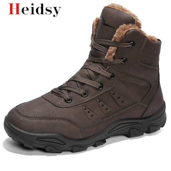 winter new men snow boots thick plush warm male ankle boots waterproof non-slip lace up outdoor warm hiking tooling male, Black
winter new men snow boots thick plush warm male ankle boots waterproof non-slip lace up outdoor warm hiking tooling male, Black