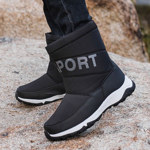waterproof slip-resistant men winter shoes warm winter boots for men snow boots men's with fur warm snow male casual shoes, Black
waterproof slip-resistant men winter shoes warm winter boots for men snow boots men's with fur warm snow male casual shoes, Black